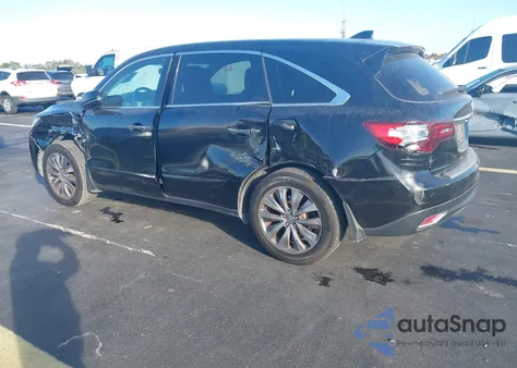 2014 Acura Mdx Technology Package z USA, uszkodzony, nr VIN 5FRYD3H44EB015916